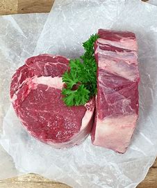 Beef Scotch Fillet X2 Thick Cut 350G Steaks Grass Fed
