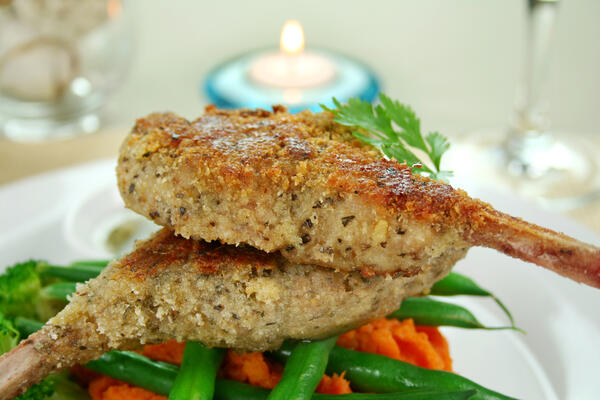 crumbed lamb Cutlets 1kg A2 Grass Fed Crumbed