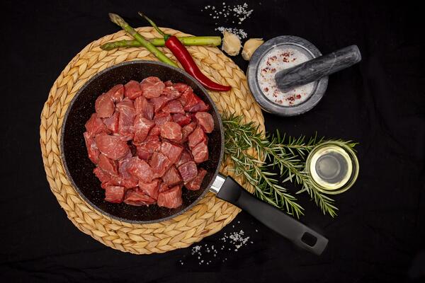 Beef diced  500 Grams Grass Yearling