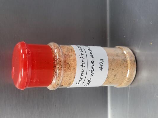 Red Wine and Garlic Rub