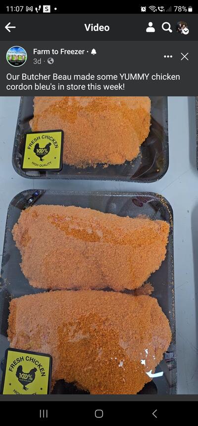 Chicken Cordon Bleu X2